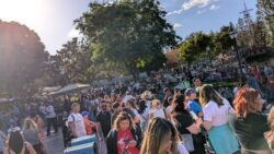 disneyland park lots of people for halloween September-2024